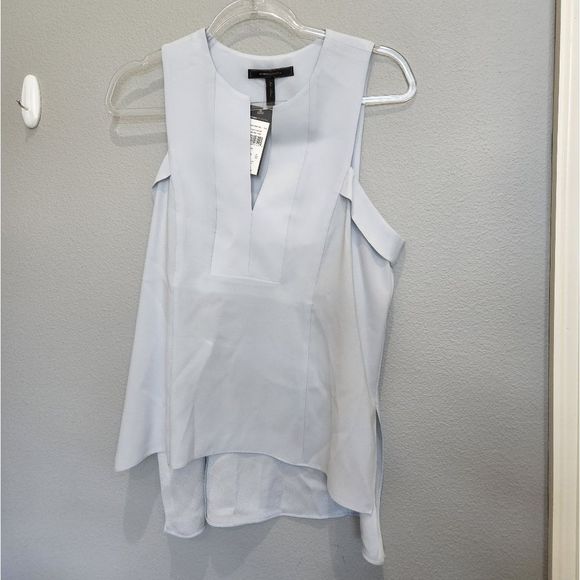 BCBGMaxAzria Tops - NWT BCBG Vicky woven blue top